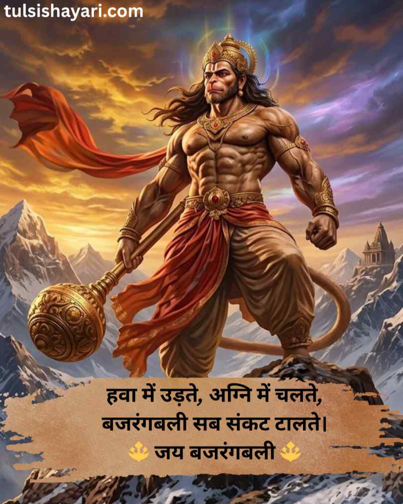 Bajrangbali shayari in Hindi