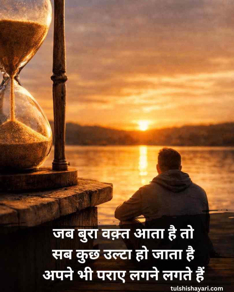  बुरा वक्त शायरी इन हिन्दी 2 लाइन
