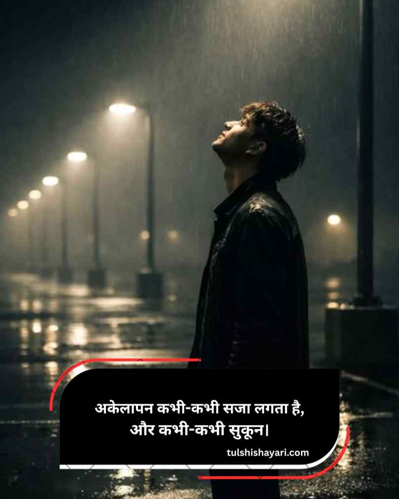 Alone Shayari In Hindi