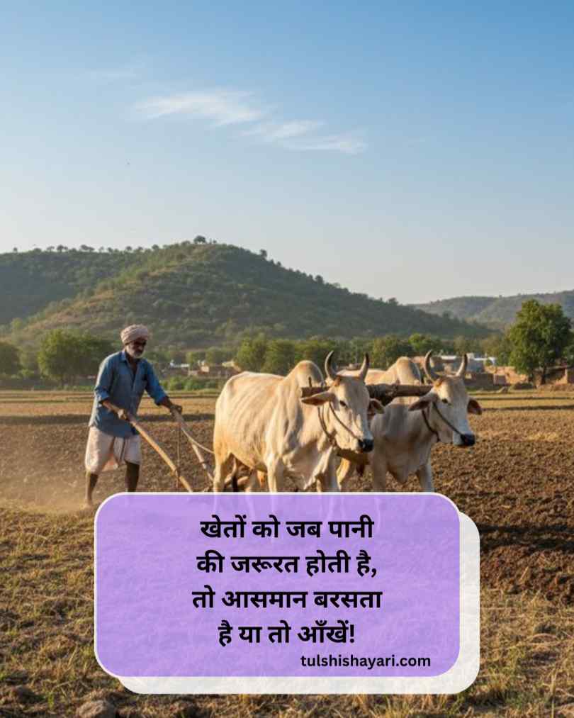 Dard Kisan Shayari in Hindi