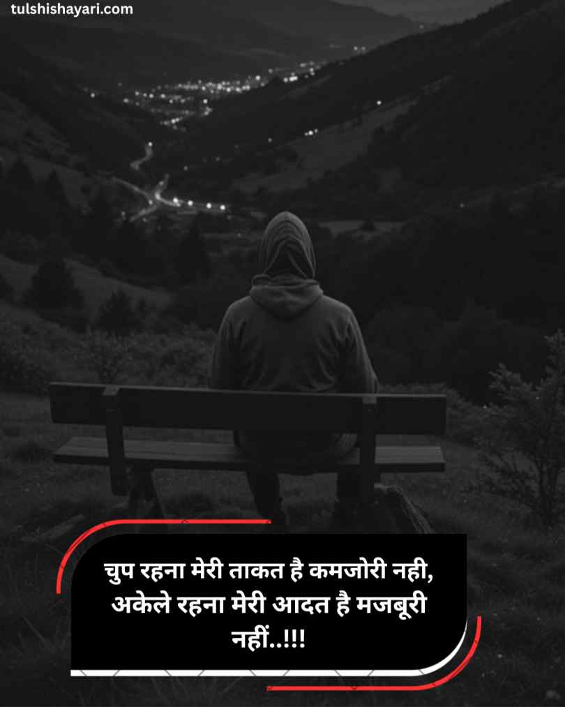 अलोन शायरी हिंदी 2 लाइन