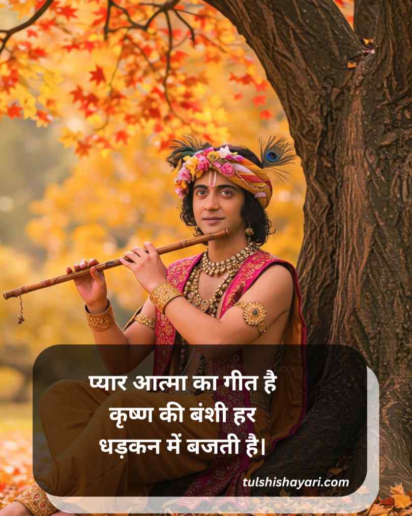 श्री कृष्ण शायरी 2 लाइन हिन्दी